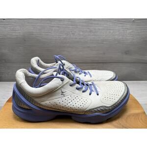 ECCO Biom Womens Evo Racer Low Cut Lace Yak Leather Shoes EU-38. 7-7.5